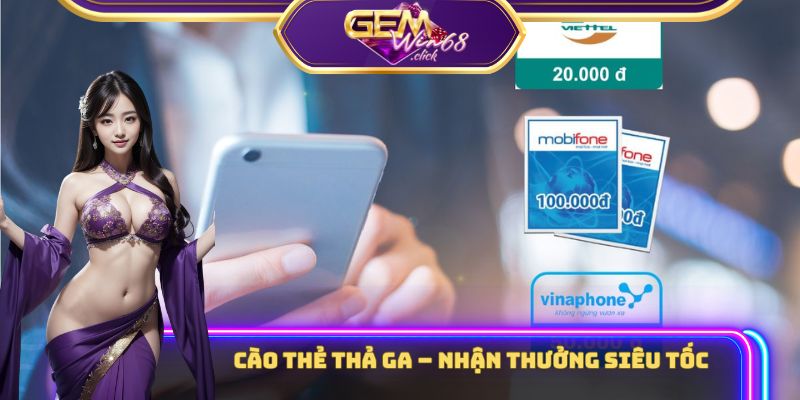 Cào thẻ thả ga