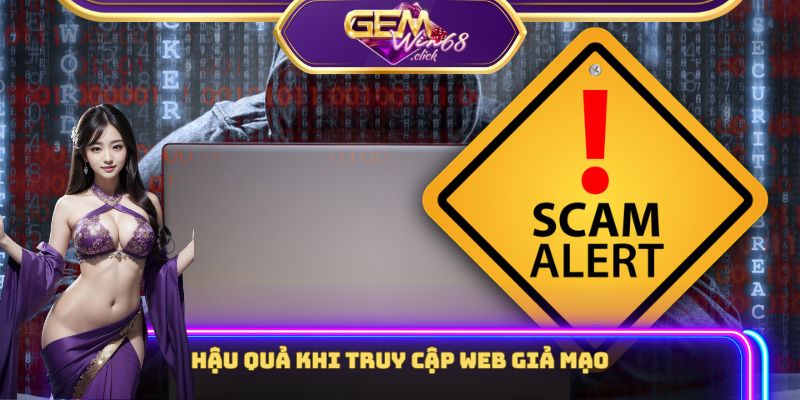 Trang chủ 6 Hậu quả hội viên sẽ đối mặt khi nhấn vào web giả danh