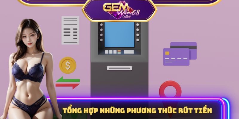 Tổng hợp những phương thức rút tiền tức thì trên Gemwin